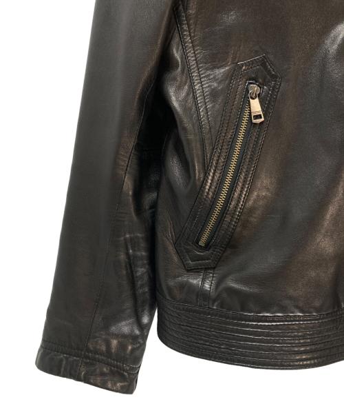 BURBERRY BLACK LABEL（バーバリーブラックレーベル）BURBERRY BLACK LABEL (バーバリーブラックレーベル) ライナー付きライダースジャケット ブラック サイズ:LLの古着・服飾アイテム