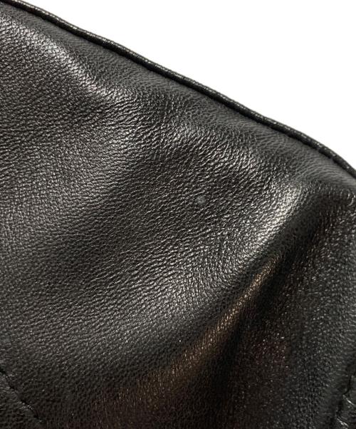 BURBERRY BLACK LABEL（バーバリーブラックレーベル）BURBERRY BLACK LABEL (バーバリーブラックレーベル) ライナー付きライダースジャケット ブラック サイズ:LLの古着・服飾アイテム