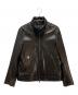 BURBERRY BLACK LABEL（バーバリーブラックレーベル）の古着「ライナー付きライダースジャケット」｜ブラック