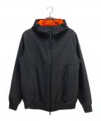 MONCLERモンクレール）の古着「DERVAL ジップアップフーディーダウンジャケット」｜ブラック