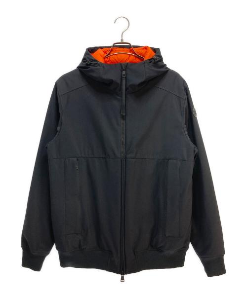 MONCLER（モンクレール）MONCLER (モンクレール) DERVAL ジップアップフーディーダウンジャケット  ブラック サイズ:4の古着・服飾アイテム