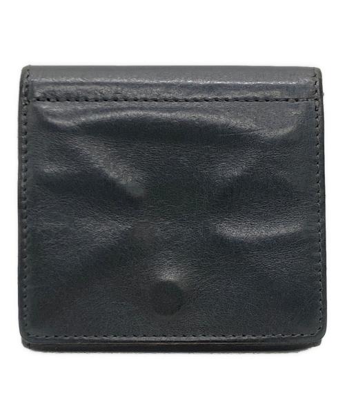 IL BISONTE（イル ビゾンテ）IL BISONTE (イル ビゾンテ) IL BISONTE レザースクエアウォレット グレーの古着・服飾アイテム