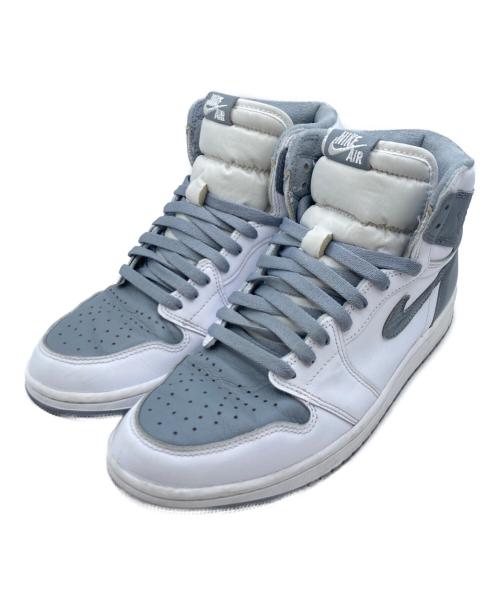 NIKE（ナイキ）NIKE (ナイキ) AIR JORDAN 1 RETRO HIGH OG グレー×ホワイト サイズ:US 9.5の古着・服飾アイテム