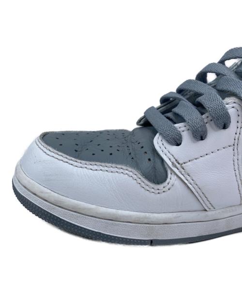 NIKE（ナイキ）NIKE (ナイキ) AIR JORDAN 1 RETRO HIGH OG グレー×ホワイト サイズ:US 9.5の古着・服飾アイテム