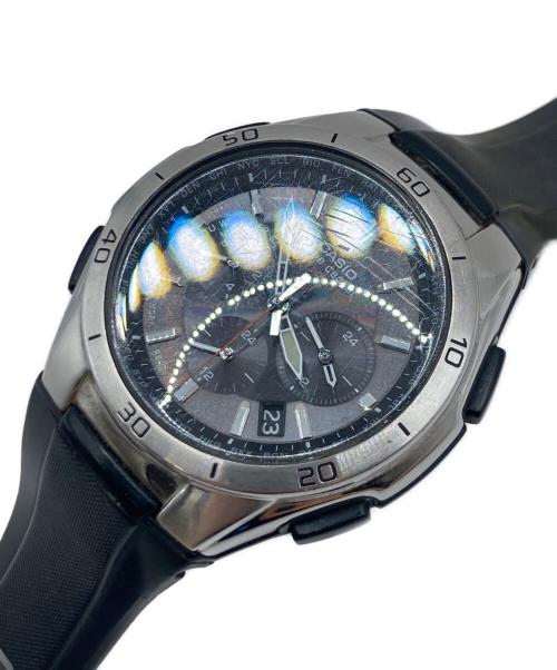 CASIO（カシオ）CASIO (カシオ) CASIO ソーラークロノグラフ 腕時計 ブラックの古着・服飾アイテム