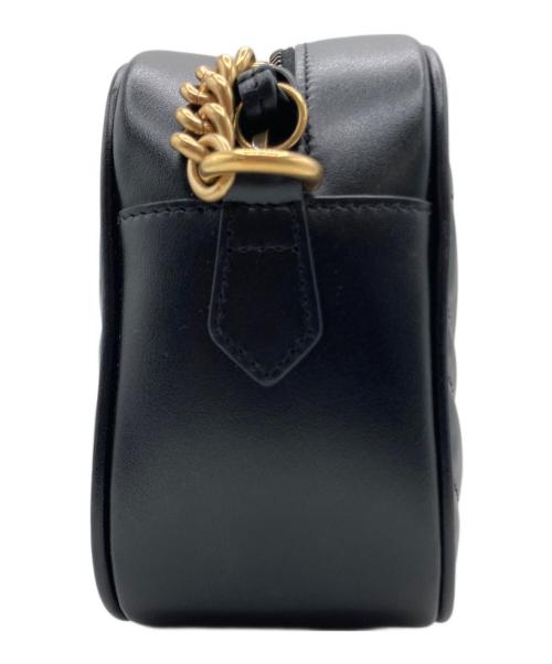GUCCI（グッチ）GUCCI (グッチ) GUCCI（グッチ）GGマーモント スモールカメラバッグ ブラックの古着・服飾アイテム