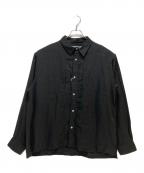 funsetファンセット）の古着「funset（ファンセット）長袖シャツ」｜ブラック