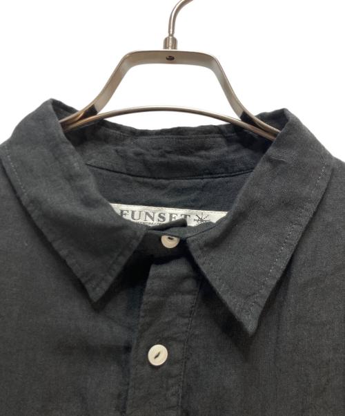 funset（ファンセット）funset (ファンセット) funset（ファンセット）長袖シャツ ブラック サイズ:Lの古着・服飾アイテム
