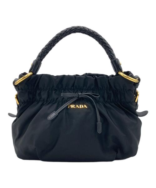 PRADA（プラダ）PRADA (プラダ) PRADA ハンドバッグ ブラックの古着・服飾アイテム