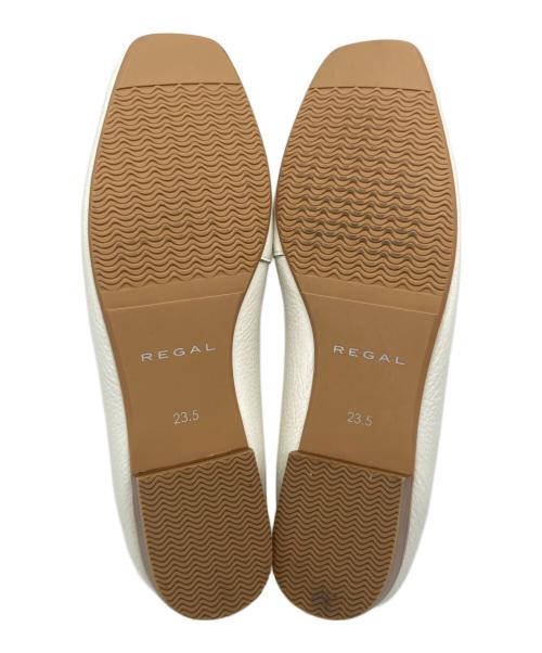 REGAL（リーガル）REGAL (リーガル) REGAL ホワイトレザー ローファー ホワイト サイズ:23.5の古着・服飾アイテム