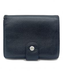 CHANEL（シャネル）の古着「CHANEL ココマーク 2つ折り財布」｜ブラック