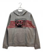 COACH×Keith Haring×DISNEYコーチ×キースヘリング×ディズニー）の古着「COACH × Mickey Mouse × Keith Haring Gray Hoodie」｜グレー