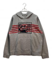 COACH×Keith Haring×DISNEY（コーチ×キースヘリング×ディズニー）の古着「COACH × Mickey Mouse × Keith Haring Gray Hoodie」｜グレー