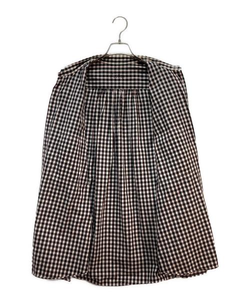 Porter Classic（ポータークラシック）Porter Classic (ポータークラシック) Porter Classic ギンガムチェックシャツ ホワイト×ブラック サイズ:XLの古着・服飾アイテム