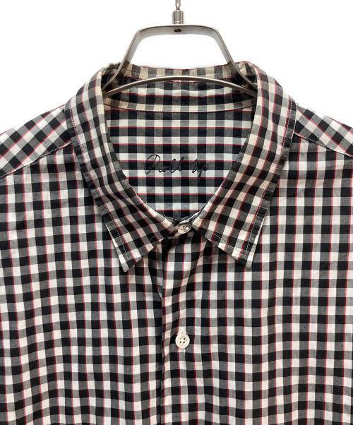 Porter Classic（ポータークラシック）Porter Classic (ポータークラシック) Porter Classic ギンガムチェックシャツ ホワイト×ブラック サイズ:XLの古着・服飾アイテム