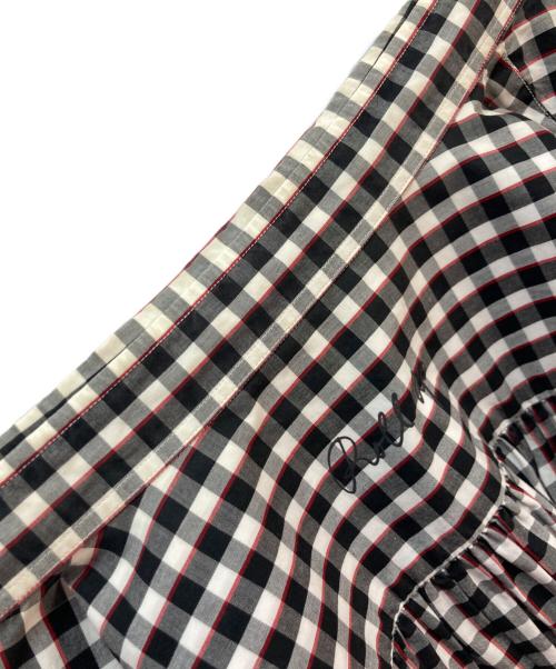 Porter Classic（ポータークラシック）Porter Classic (ポータークラシック) Porter Classic ギンガムチェックシャツ ホワイト×ブラック サイズ:XLの古着・服飾アイテム