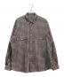 Porter Classic（ポータークラシック）の古着「Porter Classic ギンガムチェックシャツ」｜ホワイト×ブラック