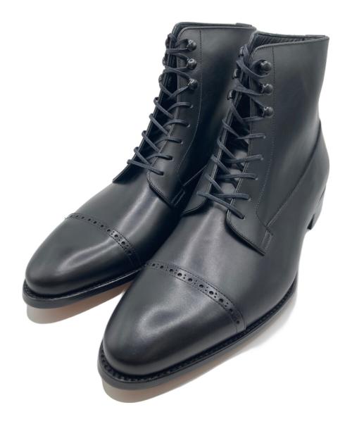 UNITED ARROWS（ユナイテッドアローズ）UNITED ARROWS (ユナイテッドアローズ) 三陽山長 (サンヨウヤマチョウ) レースアップブーツ ブラック サイズ:SIZE 9 1/2の古着・服飾アイテム