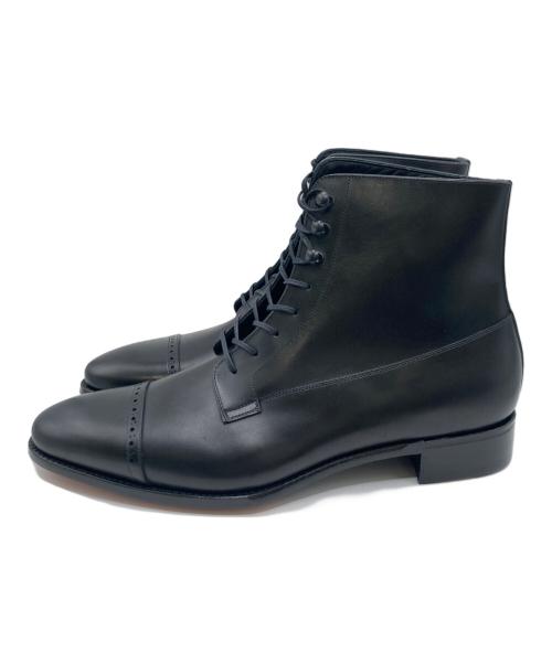 UNITED ARROWS（ユナイテッドアローズ）UNITED ARROWS (ユナイテッドアローズ) 三陽山長 (サンヨウヤマチョウ) レースアップブーツ ブラック サイズ:SIZE 9 1/2の古着・服飾アイテム