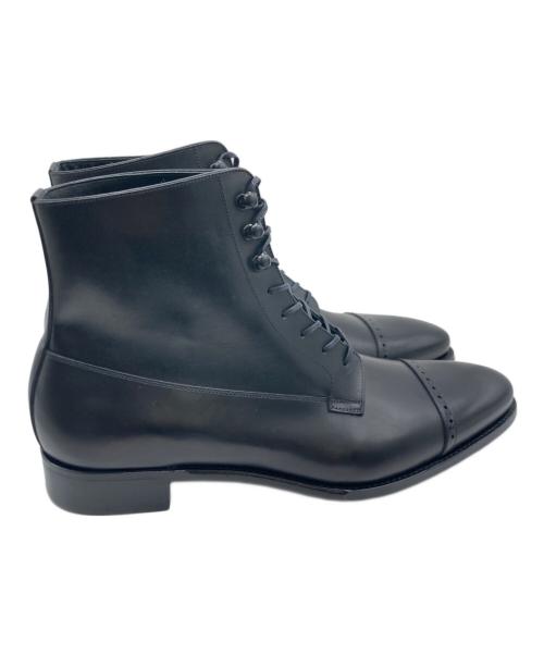 UNITED ARROWS（ユナイテッドアローズ）UNITED ARROWS (ユナイテッドアローズ) 三陽山長 (サンヨウヤマチョウ) レースアップブーツ ブラック サイズ:SIZE 9 1/2の古着・服飾アイテム