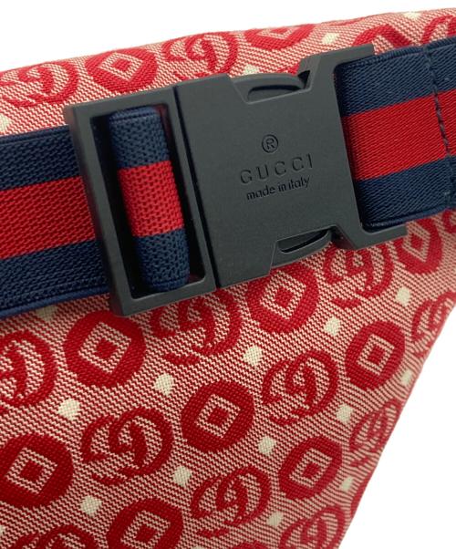 GUCCI（グッチ）GUCCI (グッチ) GUCCI チルドレンズ スター ウエストバッグ レッドの古着・服飾アイテム
