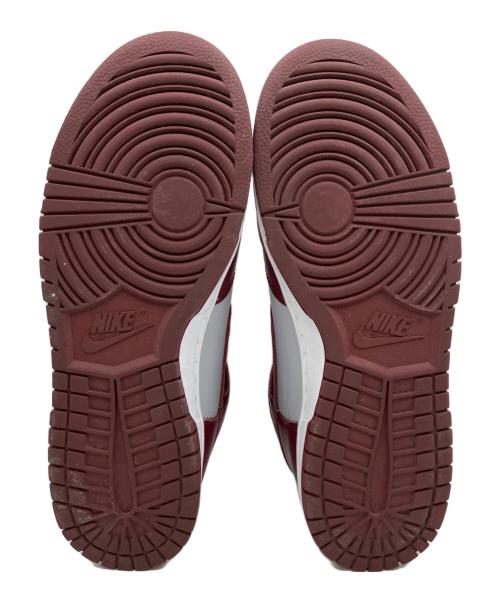 NIKE（ナイキ）NIKE (ナイキ) Dunk High ワインレッド×グレー サイズ:US 8.5の古着・服飾アイテム