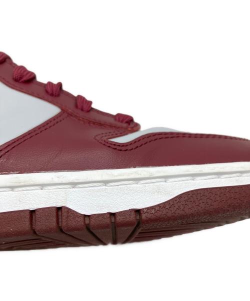 NIKE（ナイキ）NIKE (ナイキ) Dunk High ワインレッド×グレー サイズ:US 8.5の古着・服飾アイテム