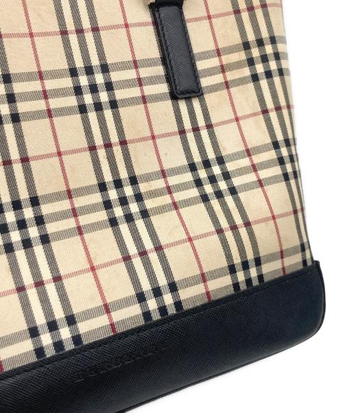 BURBERRY（バーバリー）BURBERRY (バーバリー) BURBERRY ノバチェック トートバッグ カーキの古着・服飾アイテム