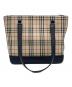 BURBERRY (バーバリー) BURBERRY ノバチェック トートバッグ カーキ：12000円