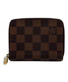 LOUIS VUITTON（ルイ ヴィトン）の古着「ダミエ ジッピーコインパース」｜ブラウン×ピンク