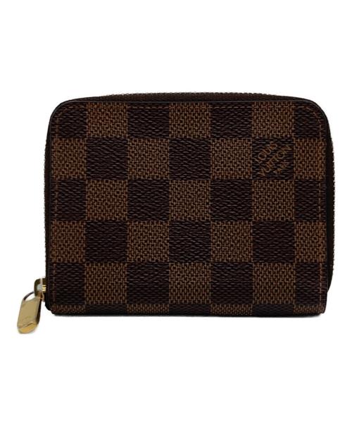 LOUIS VUITTON（ルイ ヴィトン）LOUIS VUITTON (ルイ ヴィトン) ダミエ ジッピーコインパース ブラウン×ピンクの古着・服飾アイテム
