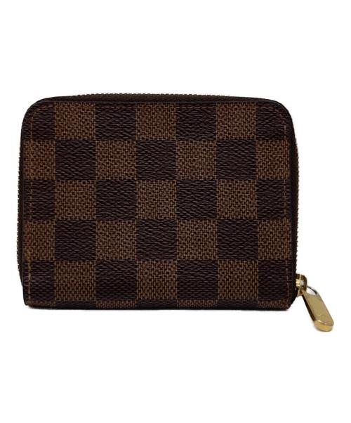 LOUIS VUITTON（ルイ ヴィトン）LOUIS VUITTON (ルイ ヴィトン) ダミエ ジッピーコインパース ブラウン×ピンクの古着・服飾アイテム
