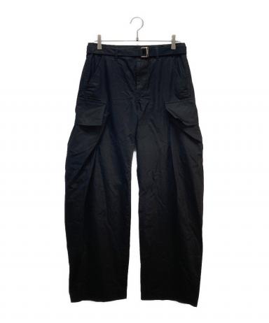 中古・古着通販】sacai (サカイ) sacai カーゴパンツ ブラック サイズ
