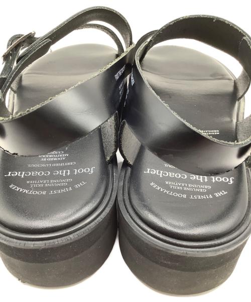 foot the coacher（フットザコーチャー）foot the coacher (フットザコーチャー) サンダル ブラック サイズ:8の古着・服飾アイテム