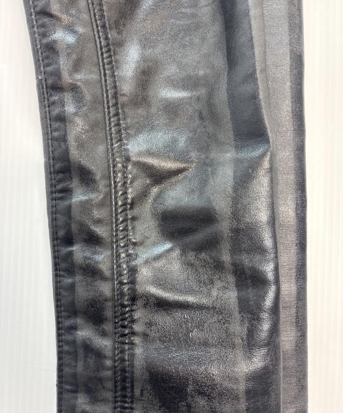 GUAPI（グアピ）GUAPI (グアピ) レザーフレアパンツ ブラック サイズ:28の古着・服飾アイテム