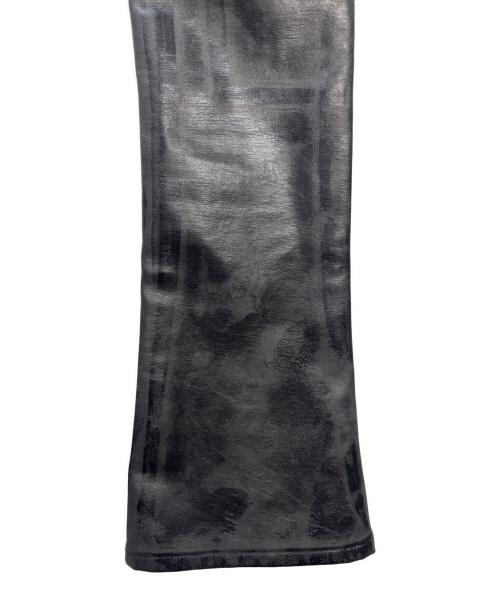 GUAPI（グアピ）GUAPI (グアピ) レザーフレアパンツ ブラック サイズ:28の古着・服飾アイテム