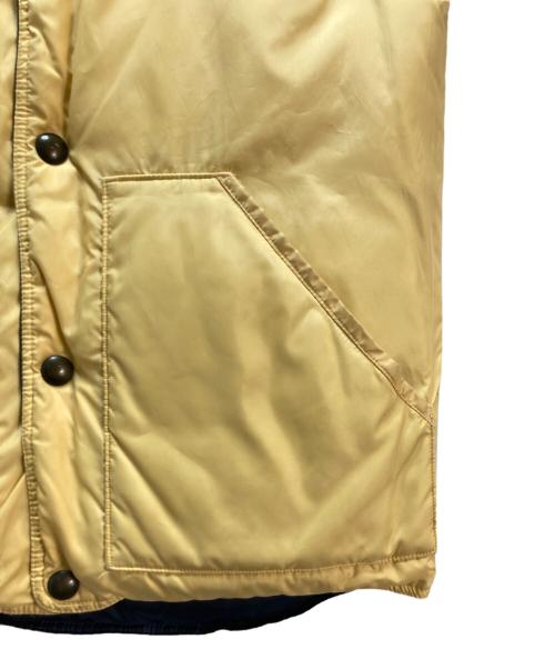 POLO RALPH LAUREN（ポロ・ラルフローレン）POLO RALPH LAUREN (ポロ・ラルフローレン) POLO RALPH LAUREN リバーシブル ダウンベスト ネイビー×イエロー サイズ:XSの古着・服飾アイテム