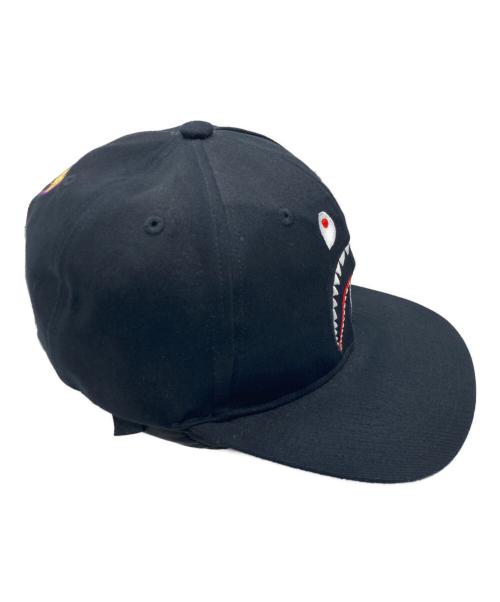 A BATHING APE（アベイシングエイプ）A BATHING APE (アベイシングエイプ) キャップ ブラックの古着・服飾アイテム