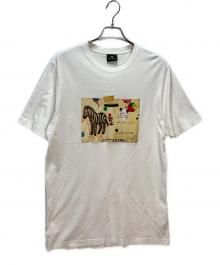 PAUL SMITH（ポールスミス）の古着「Zebra Card プリントTシャツ」｜ホワイト