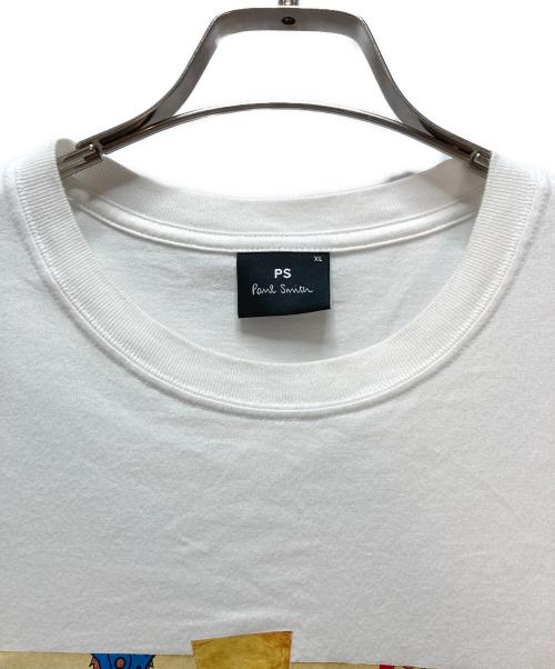 PAUL SMITH（ポールスミス）PAUL SMITH (ポールスミス) Zebra Card プリントTシャツ ホワイト サイズ:XLの古着・服飾アイテム