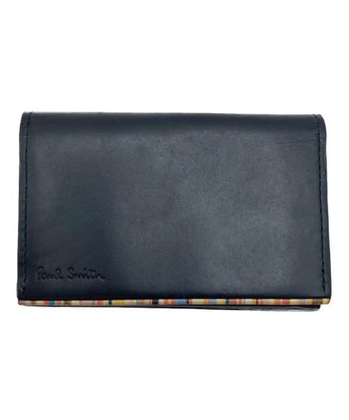 PAUL SMITH（ポールスミス）Paul Smith (ポールスミス) カードケース ブラックの古着・服飾アイテム