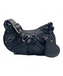 BALENCIAGA（バレンシアガ）の古着「BALENCIAGA（バレンシアガ）LE CAGOLE ショルダーバッグXS」｜ブラック