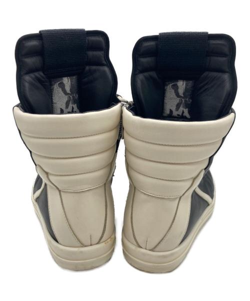 RICK OWENS（リックオウエンス）RICK OWENS (リックオウエンス) RICK OWENS（リックオウエンス）ハイカットスニーカー ブラック×ホワイト サイズ:41の古着・服飾アイテム