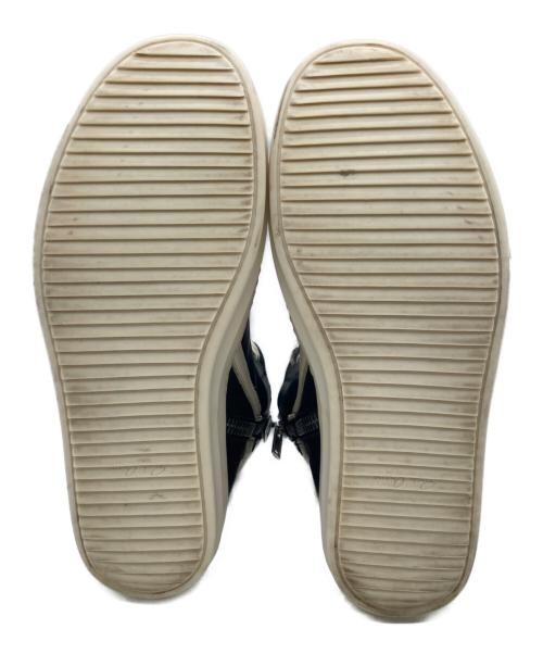RICK OWENS（リックオウエンス）RICK OWENS (リックオウエンス) RICK OWENS（リックオウエンス）ハイカットスニーカー ブラック×ホワイト サイズ:41の古着・服飾アイテム