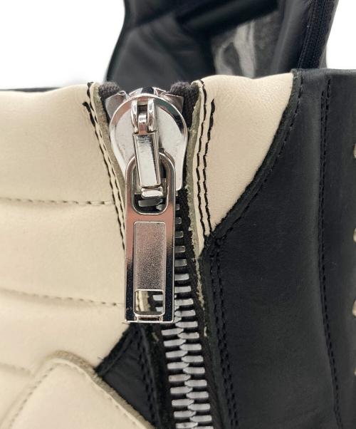 RICK OWENS（リックオウエンス）RICK OWENS (リックオウエンス) RICK OWENS（リックオウエンス）ハイカットスニーカー ブラック×ホワイト サイズ:41の古着・服飾アイテム