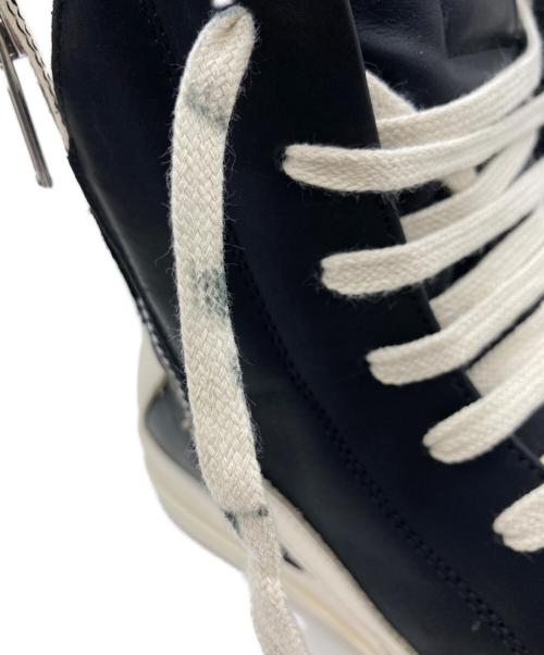 RICK OWENS（リックオウエンス）RICK OWENS (リックオウエンス) RICK OWENS（リックオウエンス）ハイカットスニーカー ブラック×ホワイト サイズ:41の古着・服飾アイテム