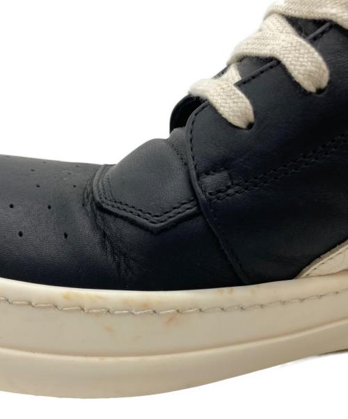 RICK OWENS（リックオウエンス）RICK OWENS (リックオウエンス) RICK OWENS（リックオウエンス）ハイカットスニーカー ブラック×ホワイト サイズ:41の古着・服飾アイテム