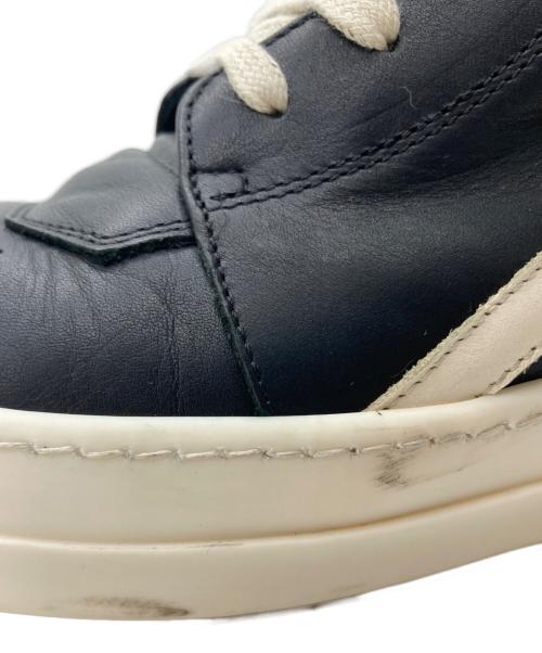 RICK OWENS（リックオウエンス）RICK OWENS (リックオウエンス) RICK OWENS（リックオウエンス）ハイカットスニーカー ブラック×ホワイト サイズ:41の古着・服飾アイテム