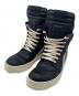 RICK OWENS（リックオウエンス）の古着「RICK OWENS（リックオウエンス）ハイカットスニーカー」｜ブラック×ホワイト