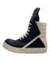 RICK OWENS (リックオウエンス) RICK OWENS（リックオウエンス）ハイカットスニーカー ブラック×ホワイト サイズ:41：115000円